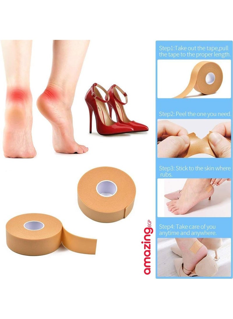 amazing.EGP Heel Tape - First Aid Waterproof Heel Grips for Shoes|amazingEGP| Foot Cushion Pads for Wear-Resistant Blister, Chafing, Friction |1 Roll  - Image 3