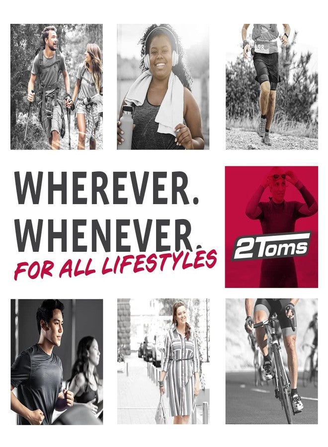 2Toms SportShield Xtra, Soothing All Day Anti-Chafe Prevention, Waterproof Protection from Thigh Chafing and Skin Irritation, 6-Pack Single-Use Towelettes - Image 2