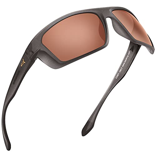 KastKing Huzzah Polarized Sport Sunglasses for Men and Women, Ideal for Driving Fishing Cycling and Running,UV Protection - Image 1