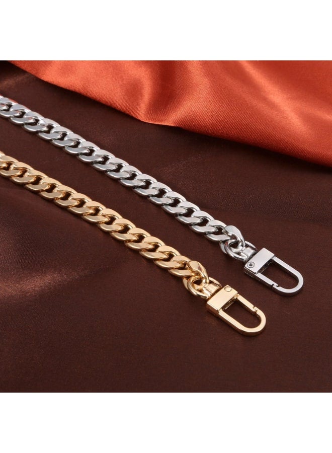 Amison Purse Chain Strap for Crossbody Handbag Shoulder Bag Metal Replacement and Purse Making Supplies, Gold/Silver, Set of 2 (120cm)  - Image 5