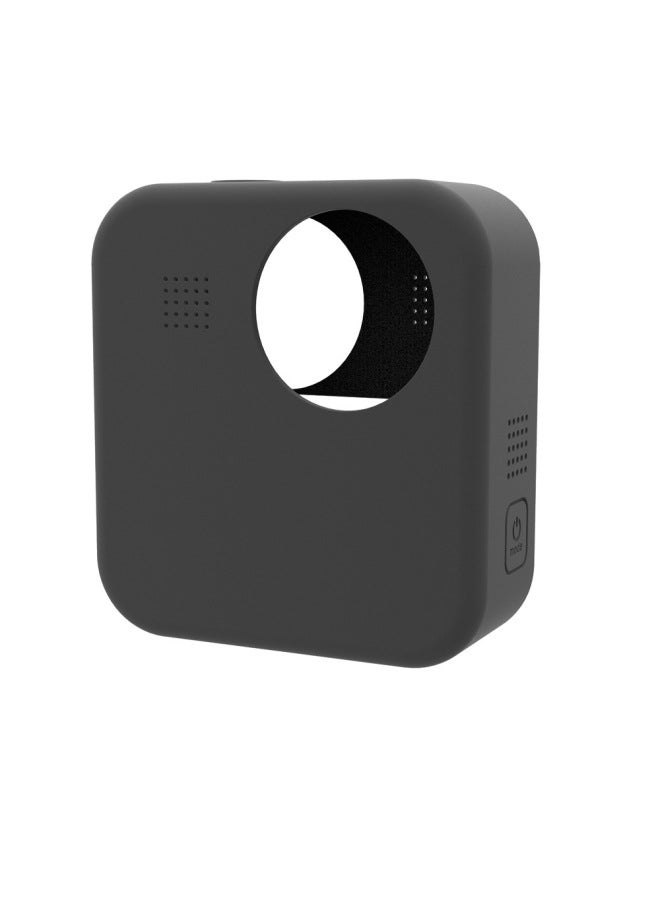 Generic Gopro MAX Camera Silicone Protective Cover Sliding Hanging Protective Cover Gopro Panoramic Accessories Lens Protective Cover Factory-Color:Black  - Image 1