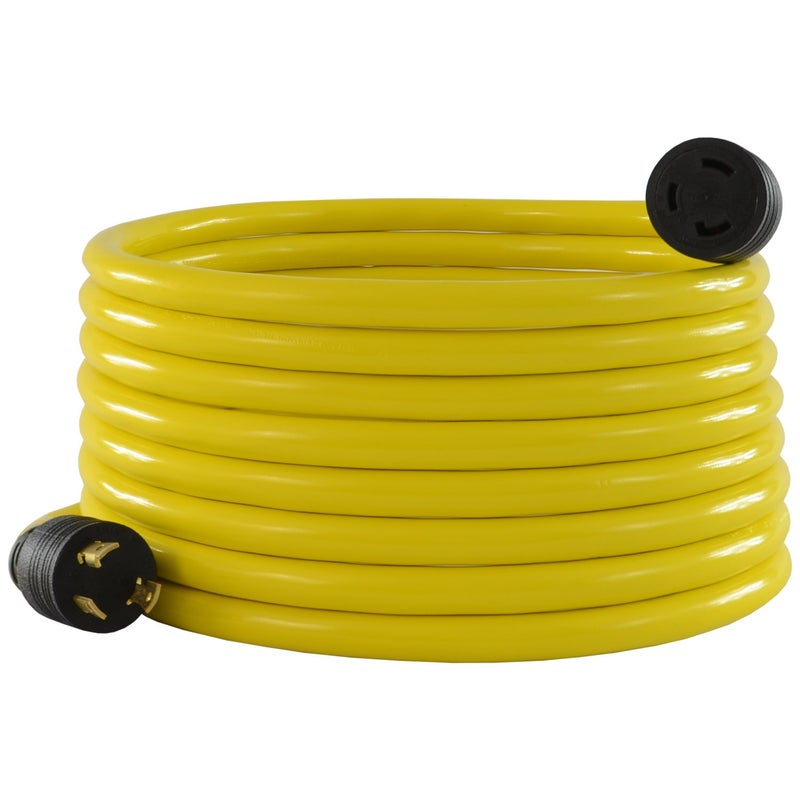 Conntek 30 Amp 125V 3-Prong Locking NEMA L5-30 Extra Heavy-Duty 10/3 STW Generator Cord - 25ft - Image 1