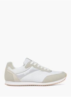 Lee Cooper Women's Panelled Sneakers with Lace-Up Closure  - Image 3