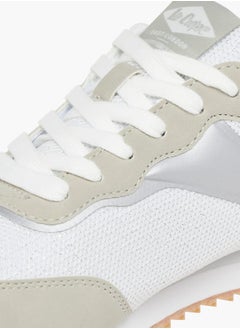 Lee Cooper Women's Panelled Sneakers with Lace-Up Closure  - Image 4