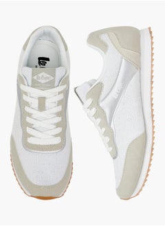 Lee Cooper Women's Panelled Sneakers with Lace-Up Closure  - Image 1