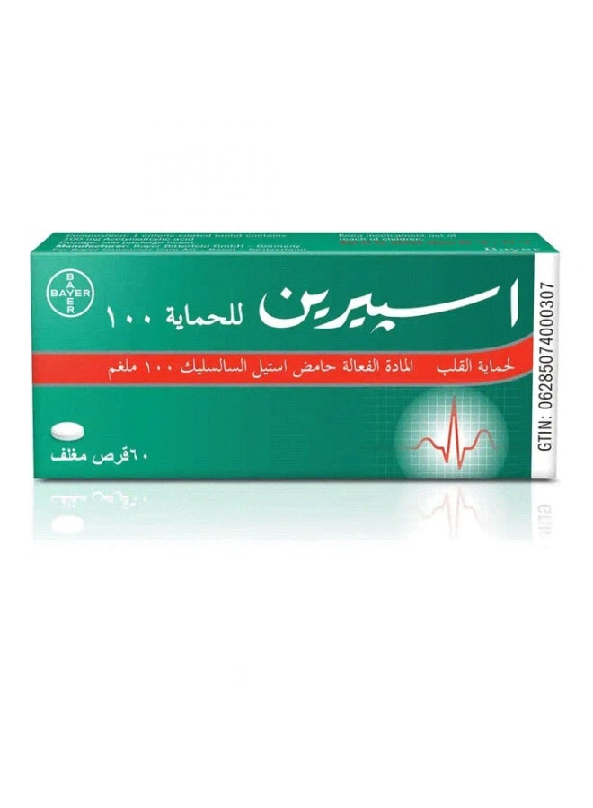 Aspirin Protect 100 mg 60 Tablet
