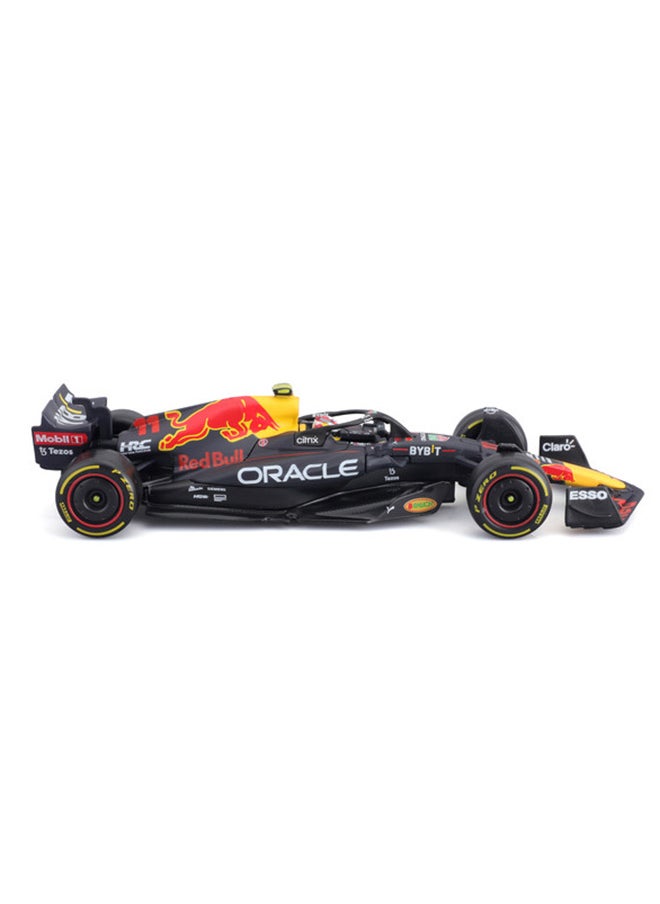 Bburago - Bburago 1:43 Red Bull RB18 (2022) with Helmet - Display-Ready Acrylic Case, Authentic Replica - Image 1