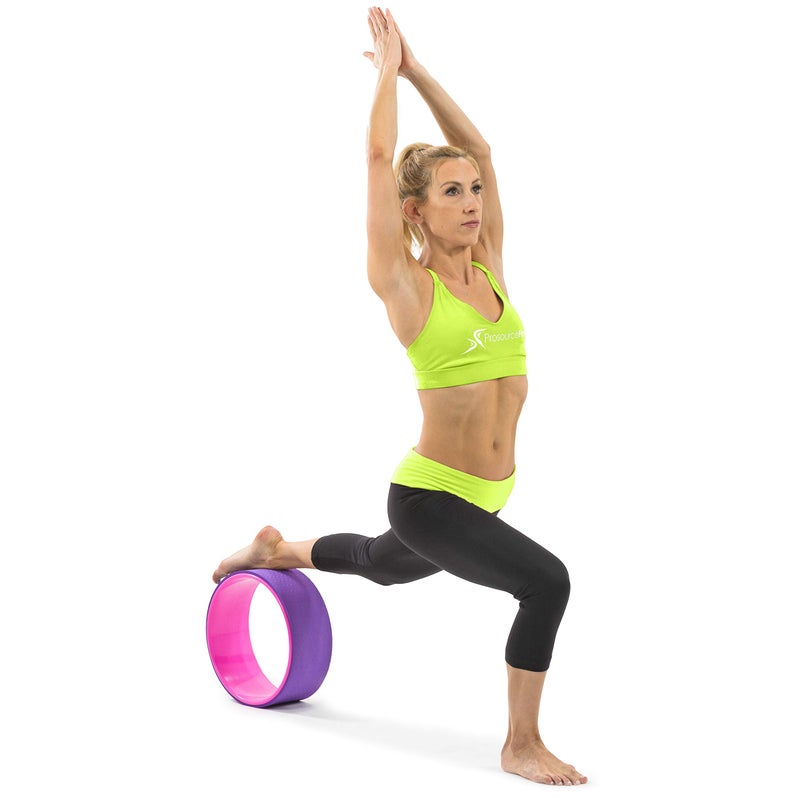 ProsourceFit Yoga Wheel Prop 12” for Improving Yoga Poses, Backbends, Flexibility, Balance, Stretching, Relaxation - Image 4