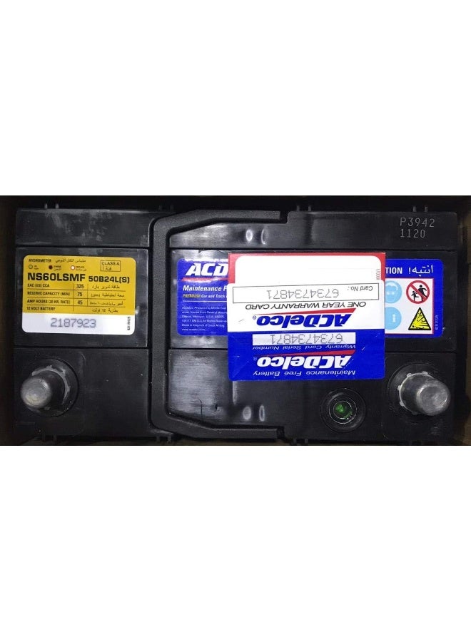 AC Delco Car Battery 12V 45AH NS60LS - Image 2