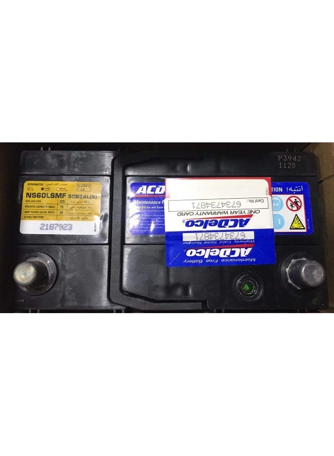 AC Delco Car Battery 12V 45AH NS60LS - Image 3
