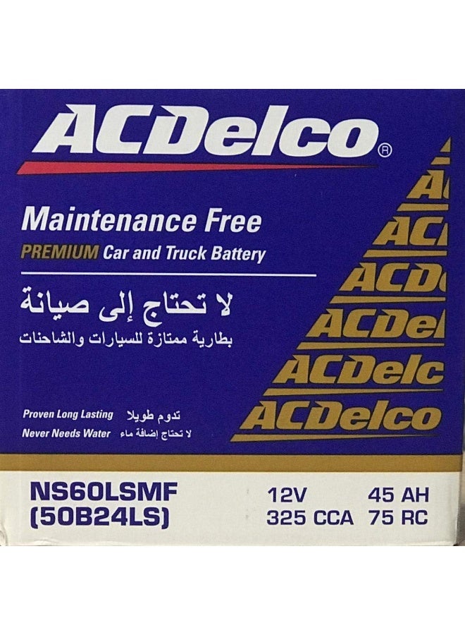 AC Delco Car Battery 12V 45AH NS60LS - Image 1