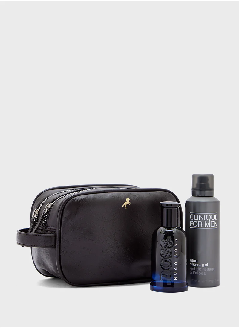 Robert Wood Dual Compartment Travel Kit Wash Bag