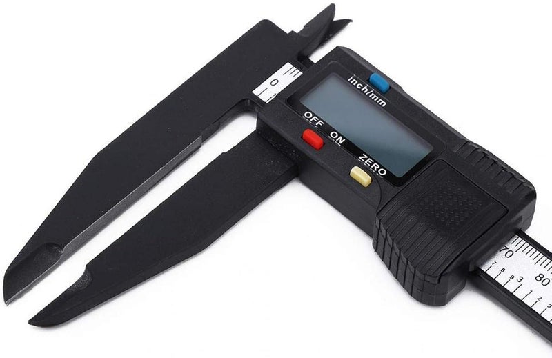 كلاراكو أداة قياس إلكترونية، فرجار فيرنييه، فرجار رقمي إلكتروني 150 مم/300 مم، فرجار رقمي محمول للمنزل الزراعي (فرجار كربوني طويل الفك 150 مم) - Image 3