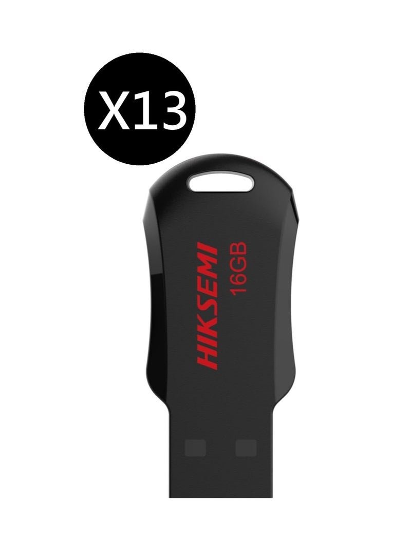 HIKSEMI Bundle Of 13 16GB USB 2.0 NRB Pendrive, Black | hs-usb-m200r 16g |