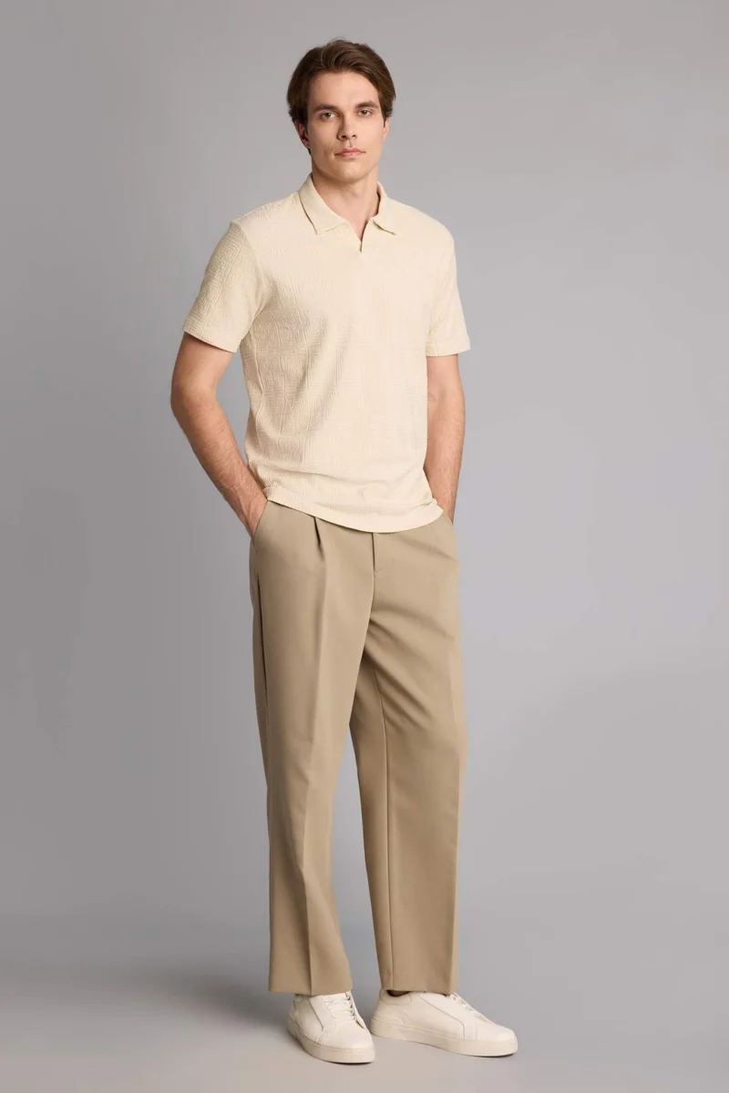 ديفاكتو Regular Fit Short Sleeve Polo T-Shirt