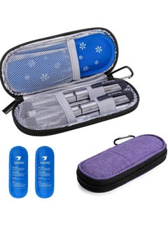DMG TECH DMG Insulin Cooler Bag, Insulated Diabetes Medication Travel Case with 2 Reusable Ice Packs, Medication Storage Box for Storing Insulin Pens and Other Diabetes Supplies  - Image 1