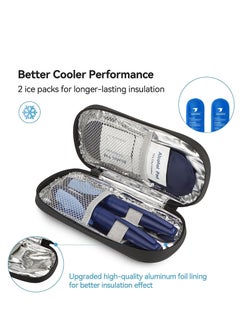 DMG TECH DMG Insulin Cooler Bag, Insulated Diabetes Medication Travel Case with 2 Reusable Ice Packs, Medication Storage Box for Storing Insulin Pens and Other Diabetes Supplies  - Image 2