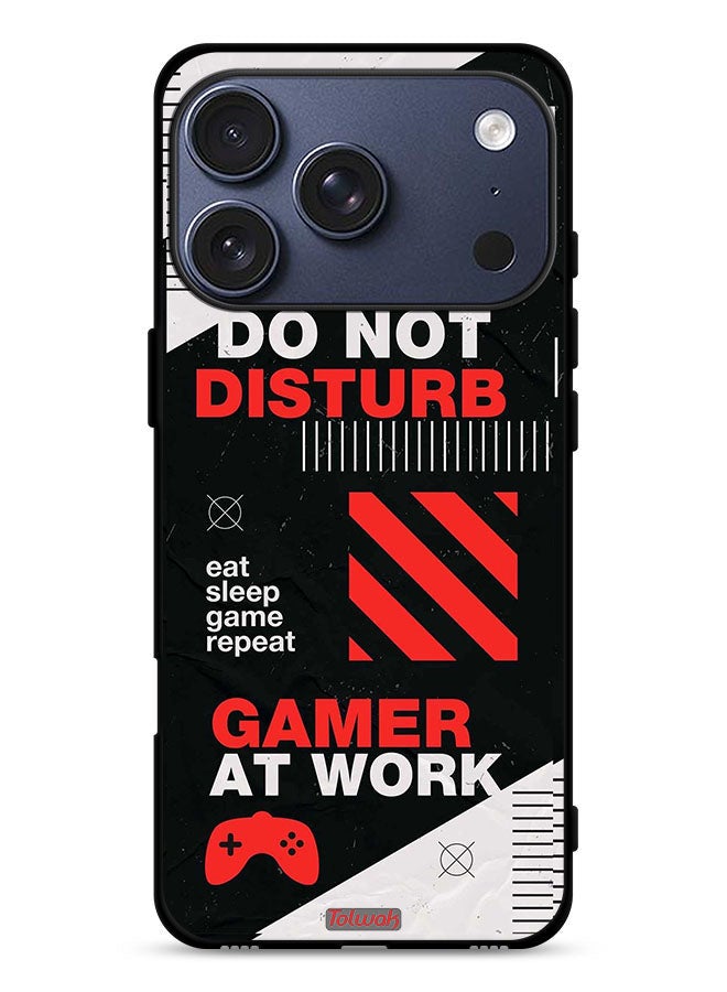 Tolwak Apple iPhone 17 Pro Protective Case Cover Do Not Disturb Gamer At Work - Image 1
