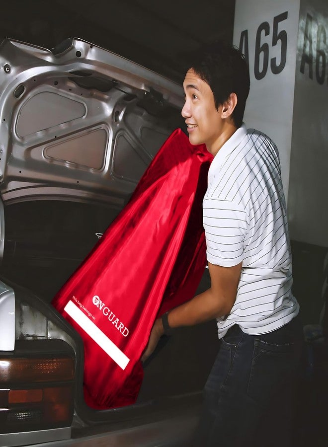 ONGUARD Waterproof Single and Double Stroller Bag for Airplane - Travel Stroller Cover for Air Travel and Storage - Gate Check Bag Backpack- Baby Airplane Essentials - Red - Image 2
