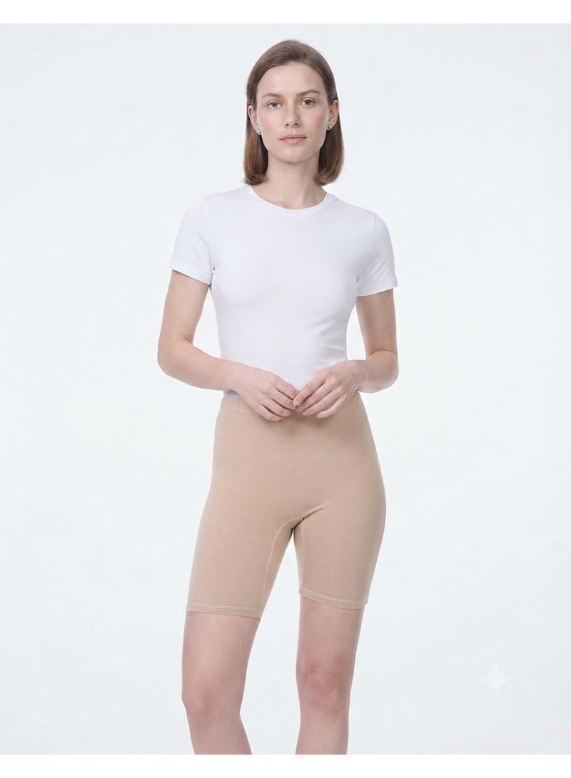 Women's Lycra Shorts - Soft, Flexible Material - Length 50 cm - Image 2