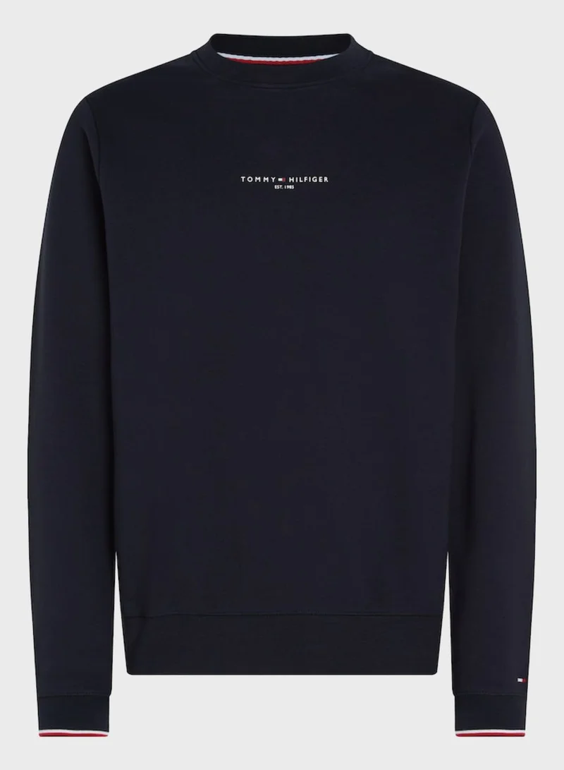 TOMMY HILFIGER Logo Crew Neck Sweatshirt