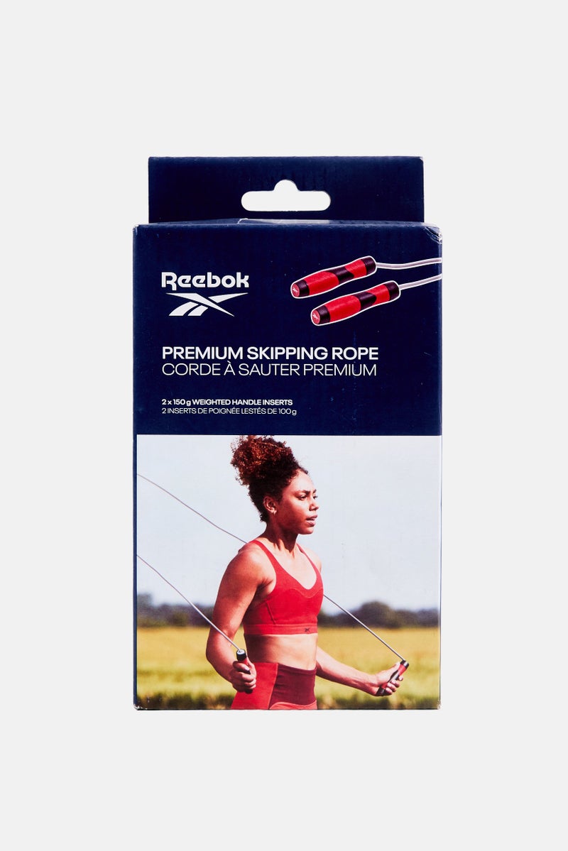 Reebok حبل قفز متميز، أحمر - Image 1