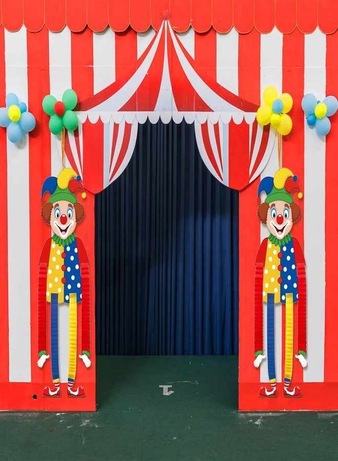 ALIBBON 2 Pieces Circus Carnival Hanging Decorations - Clown Performer Hanging Decor for Carnival Party Favors & Circus Theme Birthday Party Supplies - Image 5
