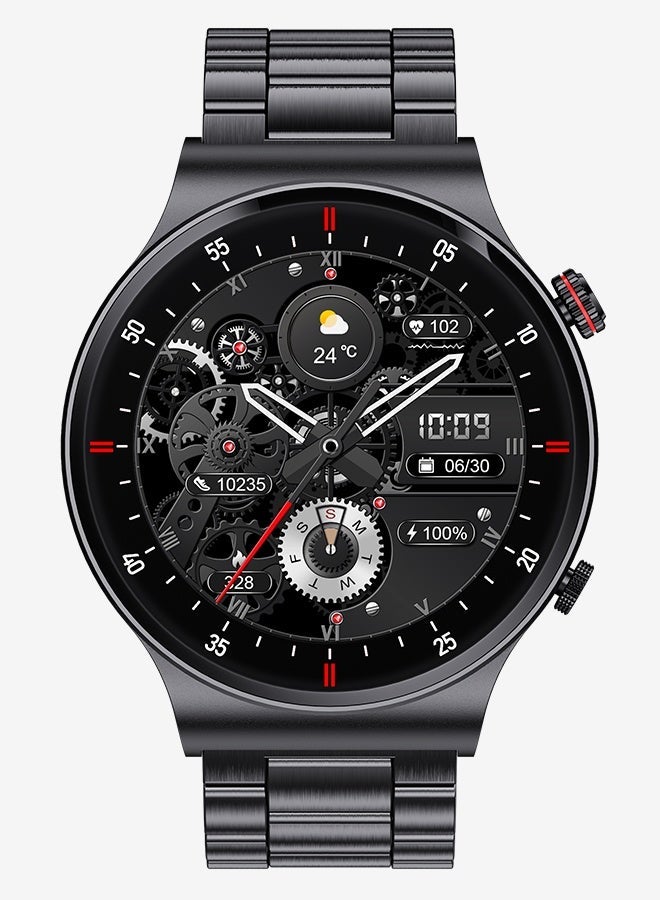 LIGE Top Brand Fashion premium Smartwatch 1.39-Inch HD Screen 360*360px ,Multiple Sports Modes ,Online Wireless Calling ,Sleep Monitoring ,IP67 Waterproof Stainless Steel 290mAh Large Battery Capacity Mens Wristwatches Gifts Black - Image 2