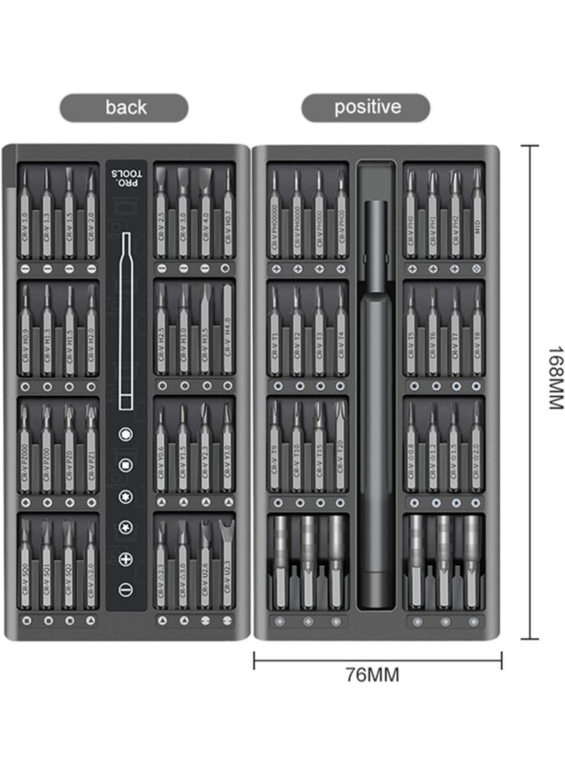 Arabest - Small Screwdriver Set, 63 in 1 Precision Screwdriver Set, iphone Repair Tool Kit with Case Screwdriver Set for Electronics, Gameconsole, Watch, Tablet, PC, MacBook - Image 1