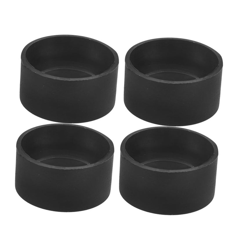 4pcs Black Rubber Microscope Eyepiece Guards Protective Eye Shields for Laboratory Classroom - Image 2
