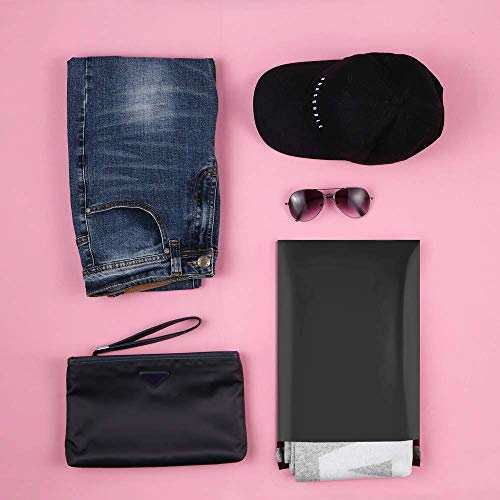 UCGOU Poly Mailers 9x12 Inch Black 200 Pack Shipping Bags #3 Strong Mailing Envelopes Boutique Packaging Postal Self Seal Adhesive Waterproof and Tear Proof Small Business for Clothes Books - Image 5