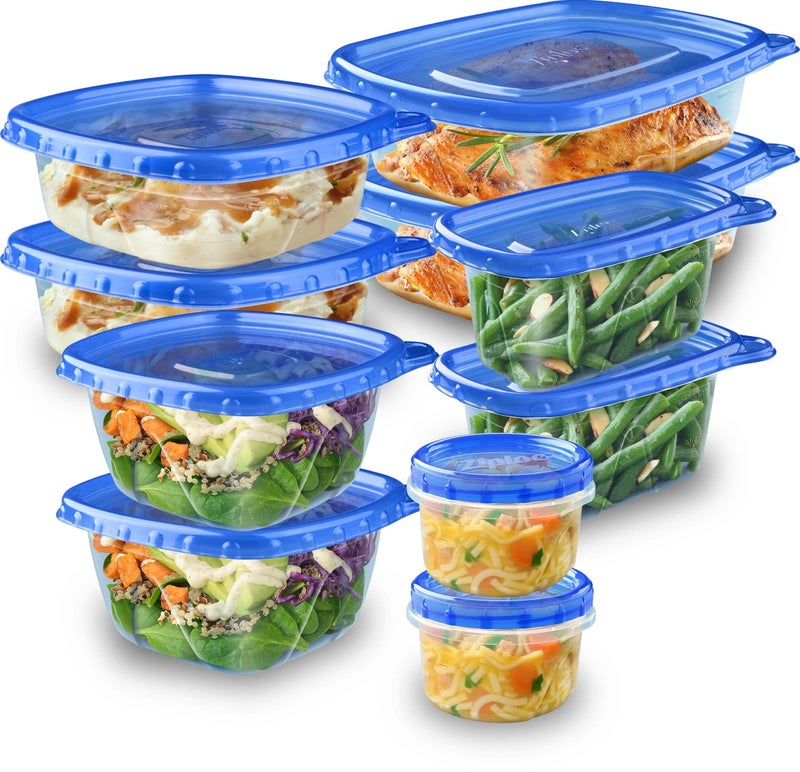 Ziploc Ziploc Food Storage Meal Prep Containers Reusable for Kitchen Organization Dishwasher Safe Leftover Pack 10 Count