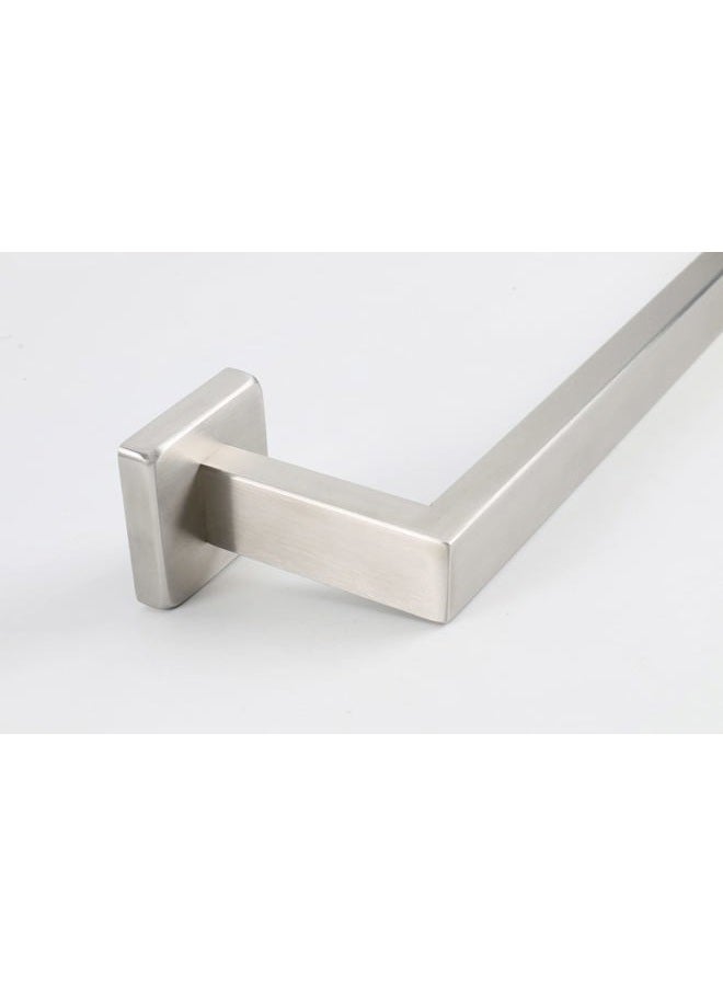 TocTen Bath Towel Rack - Square Base Thicken SUS304 Stainless Steel Towel Bar for Bathroom, Bathroom Accessories Towel Rod Heavy Duty Wall Mounted Towel Holder. (Brushed Nickel, 16) - Image 4