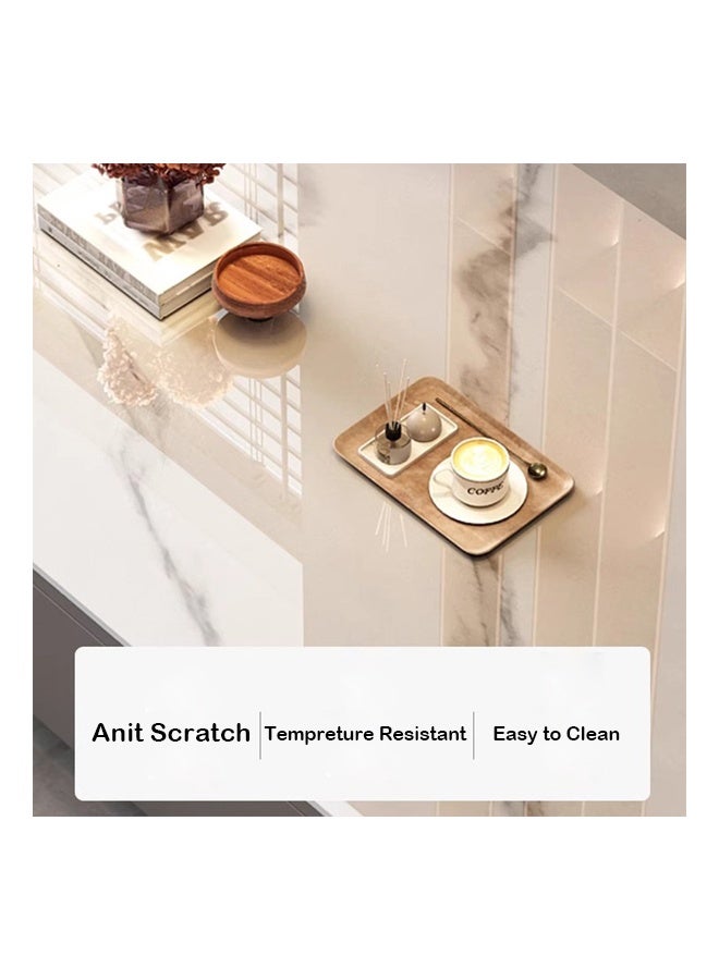 NKX Coffee Table for Living Room Small Household Tea Table Modern light luxury Combination Simple 140*60cm Light Grey - Image 4