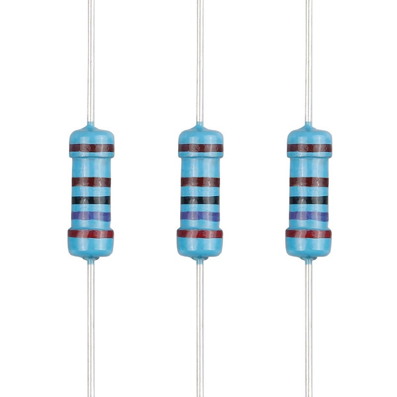 EDGELEC Store 100pcs 2.7K ohm Resistor 1/2w (0.5Watt) ±1% Tolerance Metal Film Fixed Resistor, Multiple Values of Resistance Optional - Image 1
