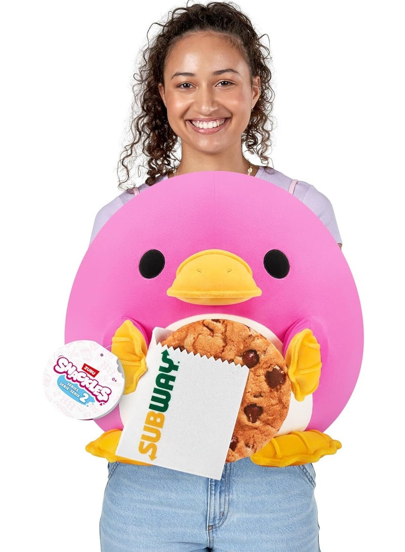 Snackles 77606N Platypus (Subway, Cookie) Bunny Series 2 Large Plush Toy, Large (40 cm) - Image 3