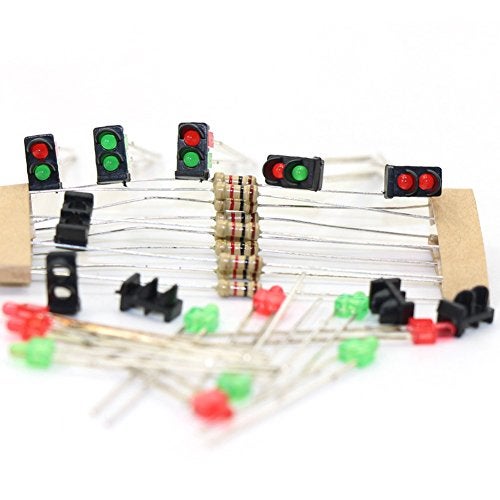 Evemodel 10 Sets Target Face with LEDs for Railway Dwarf Signal N Z Scale 2 Aspects JTD14 - Image 5