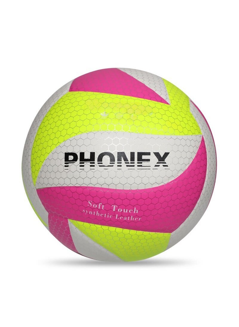 Generic 1 x 5 pcs Professional PVC Volleyball Official Size 5 PU skin Red Yellow White