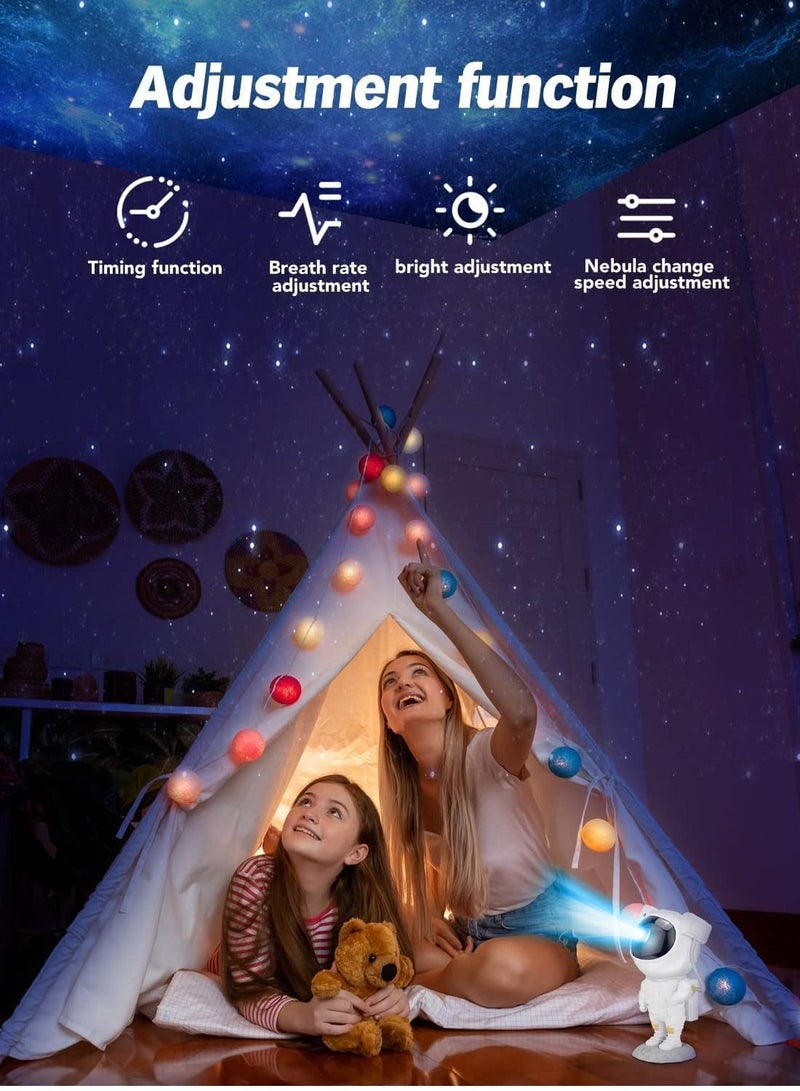 Star Projector Night Light with Timer and Remote Control,Astronaut Projector Lamp 360° Rotation,USB Galaxy Starry Sky Projector for Kids, Party,Bedroom and Game Room - Image 4