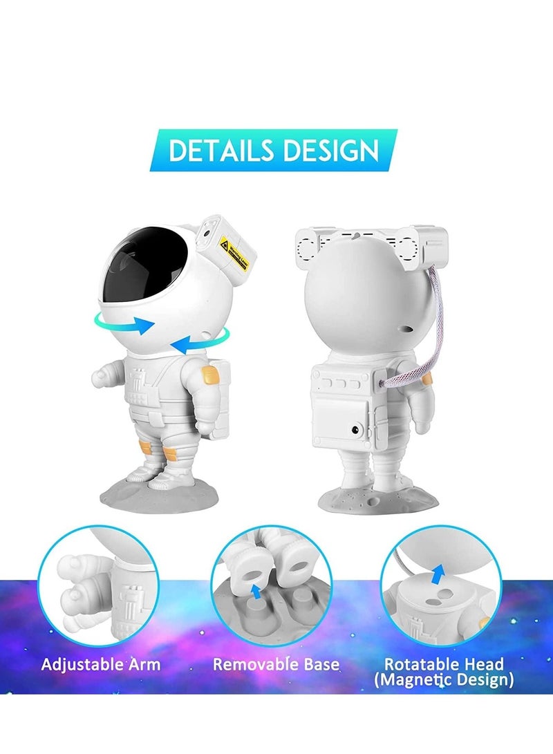 Star Projector Night Light with Timer and Remote Control,Astronaut Projector Lamp 360° Rotation,USB Galaxy Starry Sky Projector for Kids, Party,Bedroom and Game Room - Image 2
