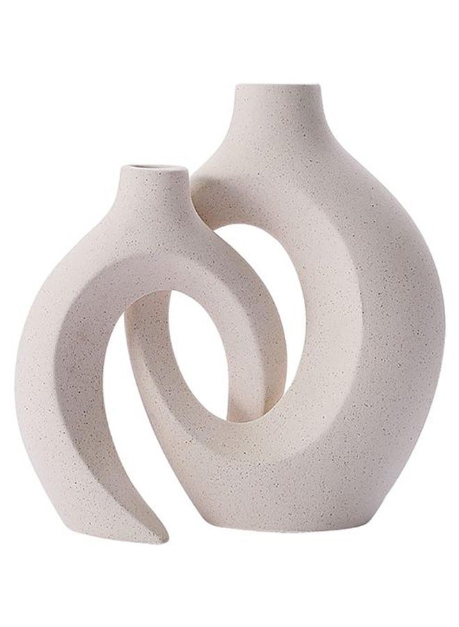 كلور زون بوتري فازة فخار لون ابيض - Image 1