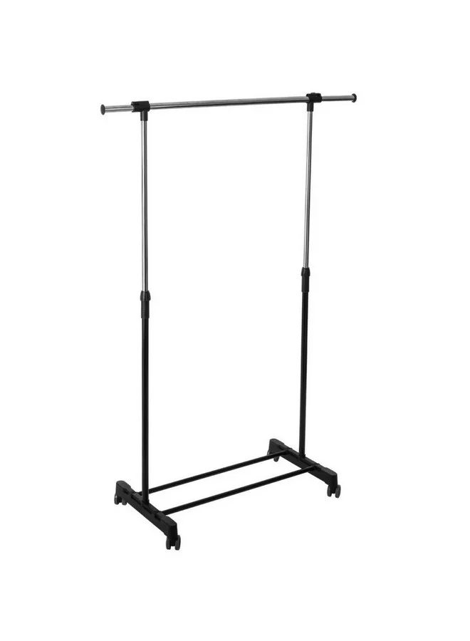 Five Simply Smart Icare Extension Single Rail Garment Rack Black and Silver 167 x 42.5 x 123.5 cm 116531