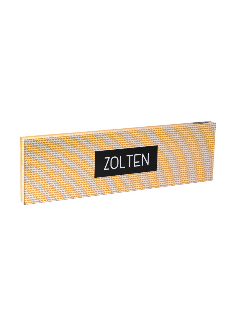 ZOLTEN SILVERPLATED RECTANGLE TRAY GOLD COLOUR 40X17 CM - Image 3