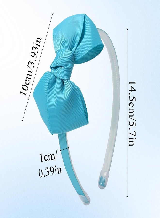 Candygirl Grosgrain Ribbon Headbands with Bows for Toddler Girls and Babies, Includes Hair Hoops (20Pcs Hair Accessories) - Image 3