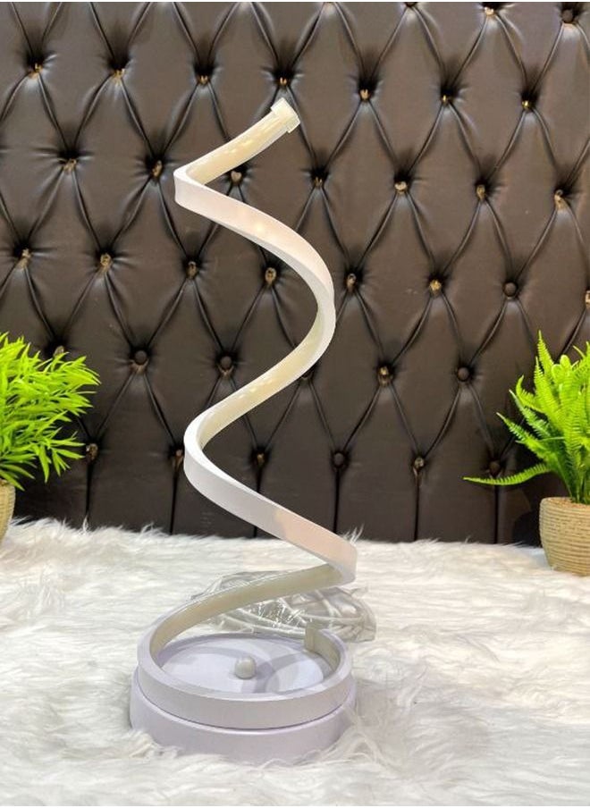 Cady One - Lamp shade white color with a distinctive design with a base 44 cm - Image 1