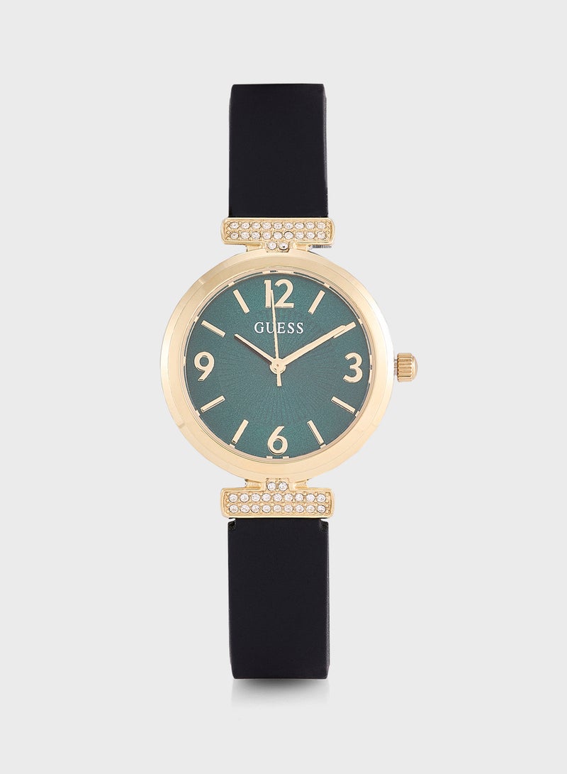 GUESS Array Pu Strap Analog Watch  - Image 1