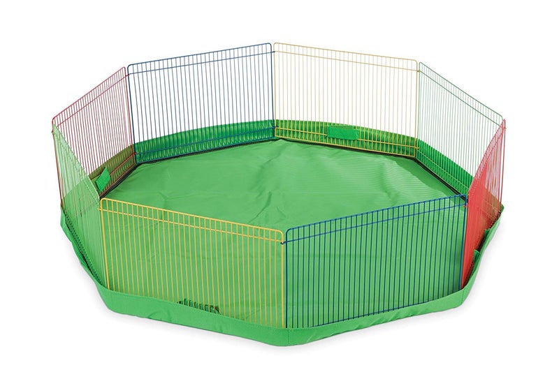 PH Prevue Hendryx Prevue Pet Products Multi-Color Small Pet Playpen 40090,13x35.87x8.67 inch - Image 2