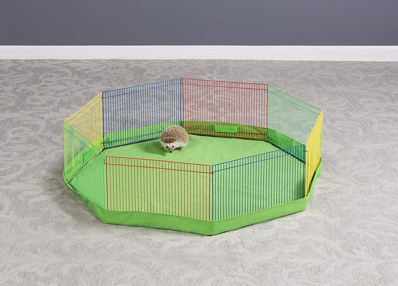 PH Prevue Hendryx Prevue Pet Products Multi-Color Small Pet Playpen 40090,13x35.87x8.67 inch - Image 4
