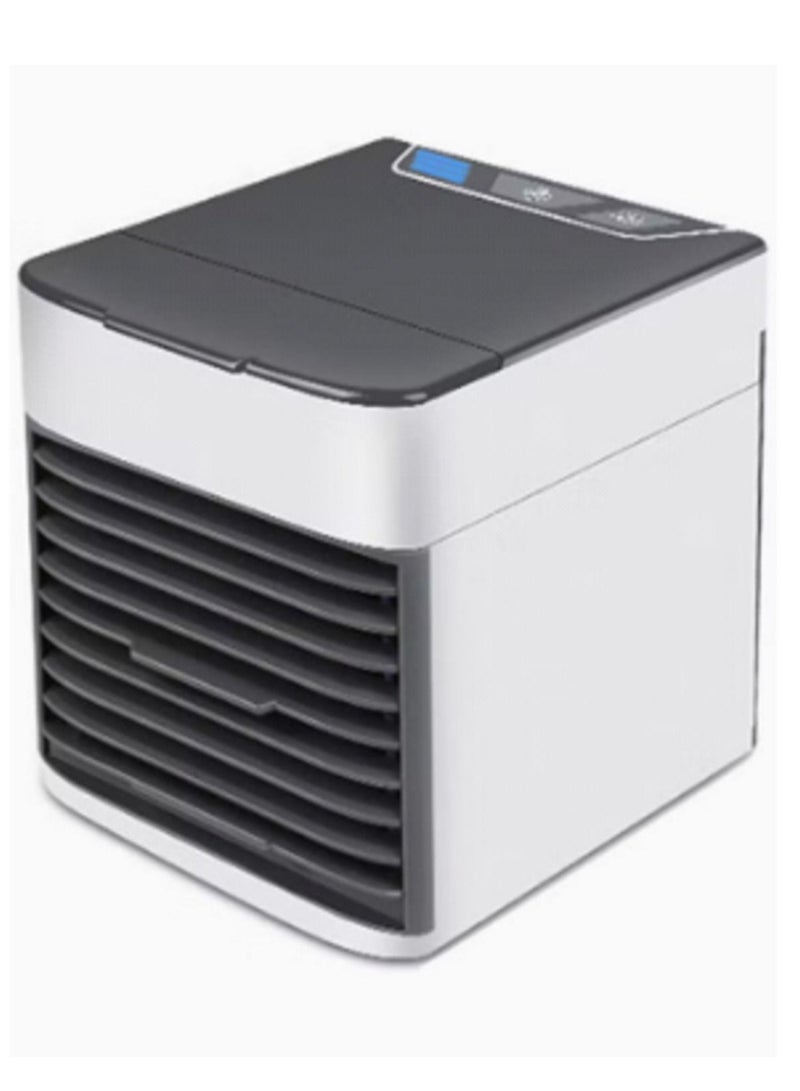 مروحة مكيف هواء صغيرة بمنفذ USB H32084-LM أبيض/أسود  - Image 1