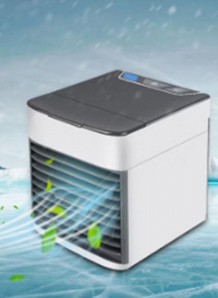 مروحة مكيف هواء صغيرة بمنفذ USB H32084-LM أبيض/أسود  - Image 3